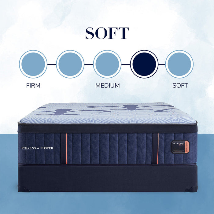 Stearns & Foster Lux Hybrid Soft - LasVegasFurnitureOnline.com