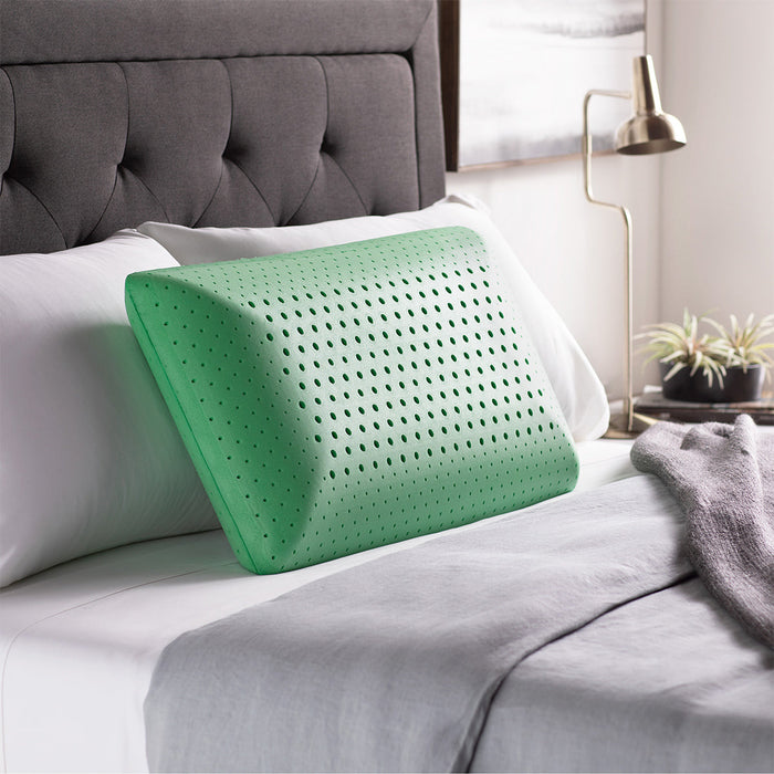 Malouf Zoned ActiveDough® + Peppermint Pillow - LasVegasFurnitureOnline.com