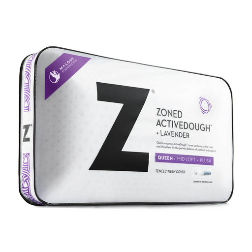 Malouf Zoned ActiveDough® + Lavender Pillow - LasVegasFurnitureOnline.com