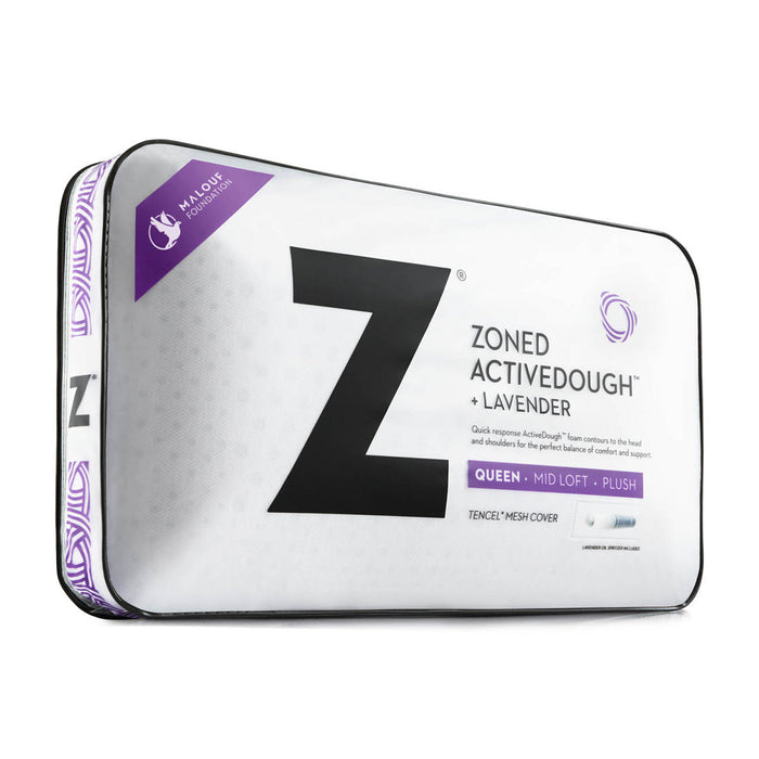 Malouf Zoned ActiveDough® + Lavender Pillow - LasVegasFurnitureOnline.com