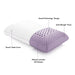 Malouf Zoned ActiveDough® + Lavender Pillow - LasVegasFurnitureOnline.com