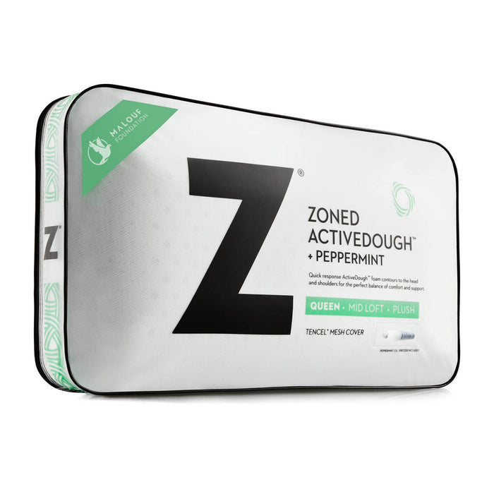 Malouf Zoned ActiveDough® + Peppermint Pillow