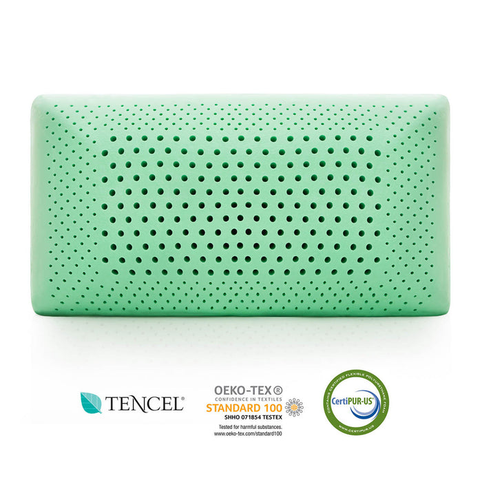 Malouf Zoned ActiveDough® + Peppermint Pillow - LasVegasFurnitureOnline.com