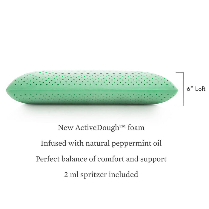 Malouf Zoned ActiveDough® + Peppermint Pillow - LasVegasFurnitureOnline.com