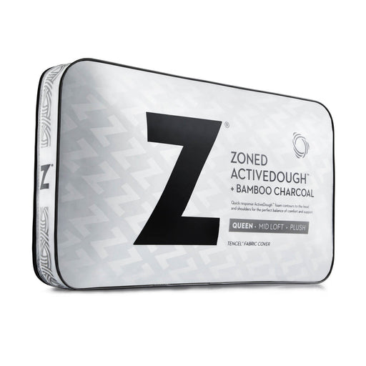 Malouf Zoned ActiveDough® + Bamboo Charcoal Pillow - LasVegasFurnitureOnline.com