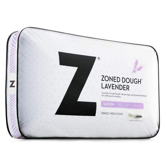 Malouf Zoned Dough® Lavender Pillow - LasVegasFurnitureOnline.com