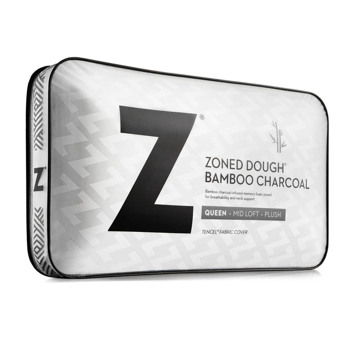 Malouf Zoned Dough® + Bamboo Charcoal Pillow - LasVegasFurnitureOnline.com