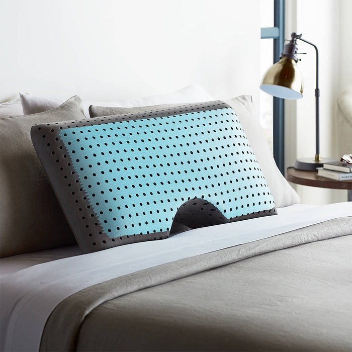 Malouf Shoulder CarbonCool™ LT + Omniphase® Pillow - LasVegasFurnitureOnline.com