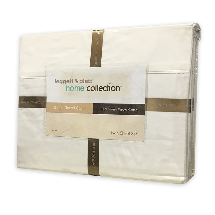 Leggett & Platt Home Textiles 100% Sateen Weave Cotton Sheet Set - Floor Model