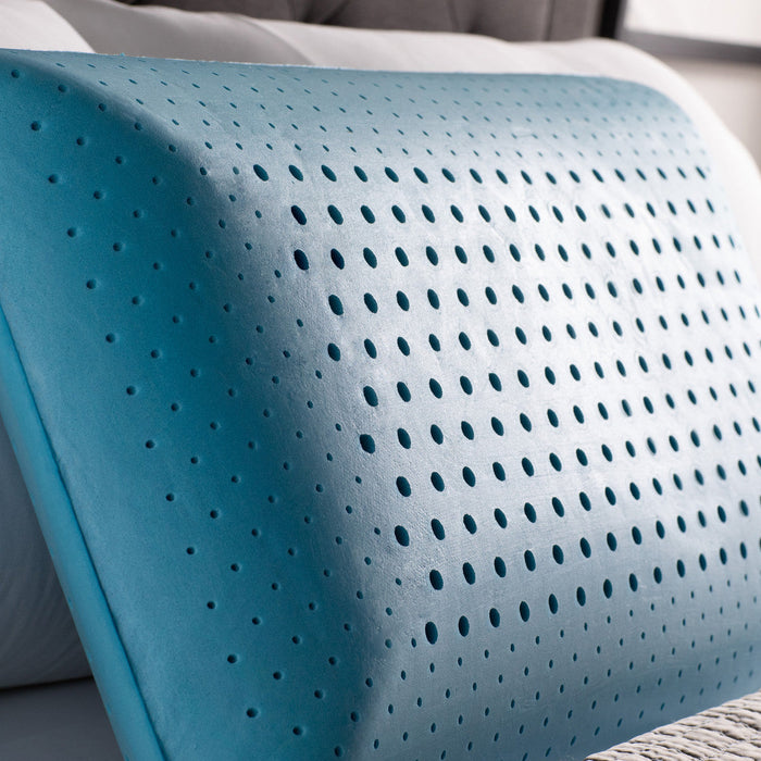 Malouf Zoned ActiveDough® + Cooling Gel Pillow - LasVegasFurnitureOnline.com